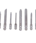 Grab These Awesome 30Pc Magnetic Screwdriver Bit Set With S2 Steel Durability Perfect For Electric Drill Jobs And Home Repairs Featuring Precision Star Cross Slot Square Heads That Hold Tight Without Slipping To Make Any Task Way Easier. 30Pc S2 steel drill bits