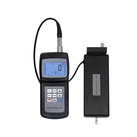 Heavy Hitter Portable Surface Roughness Tester Digital Handheld Profile Gauge with display and sensor for precision readings.
