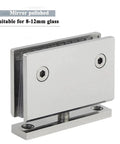 360 Degree Glass Door Pivot Hinge In SS304 Die Cast Mirror Polished Finish for 8-12mm glass