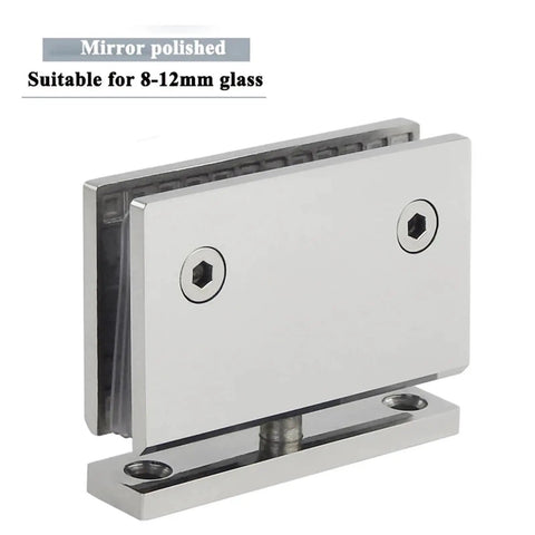 360 Degree Glass Door Pivot Hinge In SS304 Die Cast Mirror Polished Finish for 8-12mm glass
