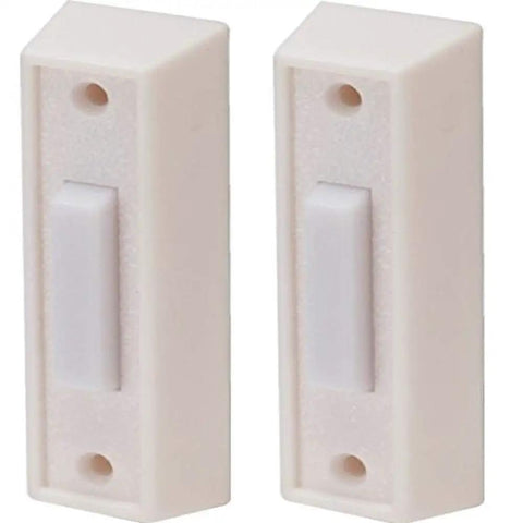 Two Note Electric Door Chime Kit For One Or Two Doors, Front Door Plays Two Note Melody And Back Door Plays One Note, push-buttons visible
