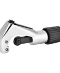 Fabater Electric Wire Stripper And Fiber Optic Cable Cutter With 4-28mm Adjustable Jaw for copper aluminum tube, close-up angle of heavy-duty metal tool.