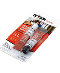 Two Part Steel Epoxy For Metal Repairs 1 Oz Kit Rock Solid Bond packaging showing tubes and product information