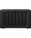 Top Shelf Nas Server With Intel Xeon 2.2Ghz Processor And 32Gb Ram Featuring 6Tb Ssd Storage Plus 1Tb Nvme Cache And 10Gbe Network Port For Quick Business File Backup With Killer Workhorse Reliability - Black NAS server with five drive bays.