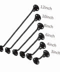 WUUWCHODC Snap Latch Hook for Gate Cabin Shed Heavy Duty Push Button in various sizes from 3 to 12 inches.