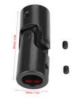 Heavy Duty Universal Joint Connector Coupling With Strong Metal Build 5/8 Inch Beam For Tough DIY Projects And Industrial Repairs That Last, 20mm shaft