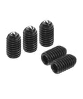 Ten Pack M3 X 5mm Hex Socket Ball Plungers High Carbon Steel Spring Loaded Detent Pins Built Tough For Quick Mounting Smooth Glide Pneumatic And Garage Projects Black, featuring four hex ball plungers.