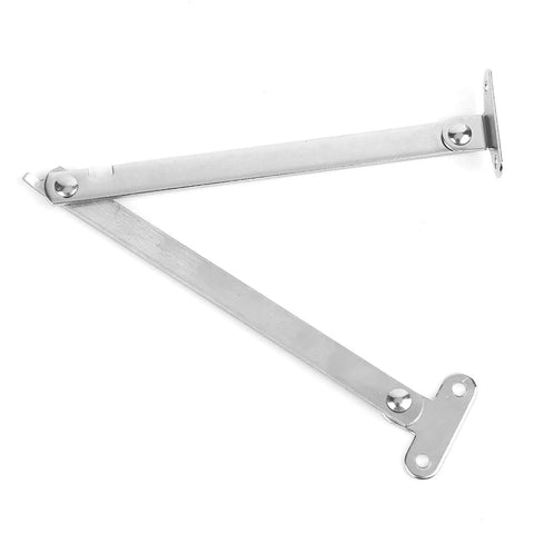 Stainless Steel Rustproof Support Hinges Set Of 5 For Doors Closets And Cabinets Built Tough With Included Rivets Heavy Duty Hardware