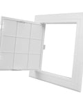 Heavy Duty Abs Access Panel For Drywall Ceilings, easy to install white hatch for access to plumbing and HVAC. 