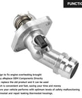 Engine Coolant Thermostat Housing Assembly For Hyundai Elantra 2.0L L4 Gas 2017 2020 And Veloster 2.0L L4 Gas 2017 2020 Replacement Part