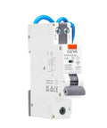 Heavy Duty 25 Amp Rcbo Circuit Breaker With No Hassle Leakage Protection And Slick Overcurrent Guard For Home Wiring Setups, angled view