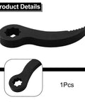 Pry Bar Wrench Adaptor Head For Half Inch Drive Crowbar Adapter Open End Wrench Pro Grade Hardened Steel