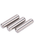 Stainless Steel Dowel Pins Kit 100-Piece 2.5x10mm For Machinery Manufacturing, three stainless steel locating pins