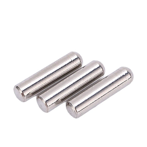 Stainless Steel Dowel Pins Kit 100-Piece 2.5x10mm For Machinery Manufacturing, three stainless steel locating pins