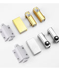 Slide Bolt Door Lock Hasp For Doors Gates Cabinets And Glass Furniture Hardware Kit With Touch Latch And Suction Closer