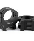 Rock Solid Medium 30 Millimeter Scope Rings With 1.05 Inch Center Height For Picatinny Rails CNC Machined From 6061 T6 Aluminum