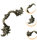 Zinc Alloy Door Handle And Drawer Pulls With 64mm Hole Spacing In European Style Antique Bronze Finish For Kitchen Cabinets Wardrobe And Furniture Upgrades