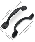 Rustic Black Cabinet Pulls 10 Pack Antique Hammered Kitchen Hardware Vintage Drawer Handles For Cabinets And Dressers With 3 Inch Hole Center