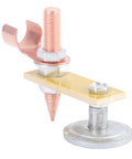 Heavy Duty Welding Magnet Head With 4mm Insulation Board For Smooth Metal Surfaces Super Strong Suction And Safety Shield.