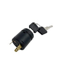 Ignition Switch For Forklift Replacement Part 7915492617 with key, heavy duty spare for industrial lift equipment, durable build