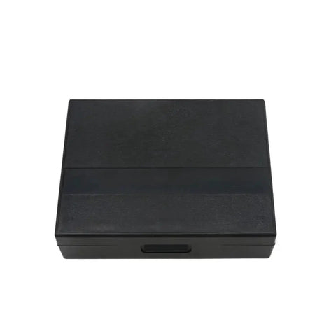Portable Digital Shore Hardness Tester Gauge Featuring Type A C And D Modes storage case, black carrying box for easy transport.