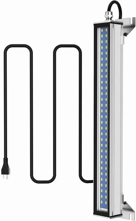 Industrial LED Tube Light 40W Explosion Proof IP67 Work Lamp With 1.8m Cable And Plug For Machine Tools CNC, Waterproof Flood Lighting
