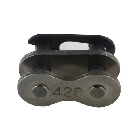 Top Notch 20 Pcs 420 Chain Master Links With 1/2 Inch Pitch And 5/16 Inch Roller for heavy duty dirt bike upgrades.