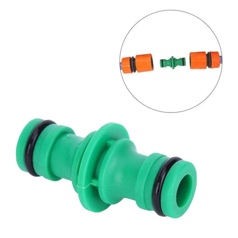 Awesome 10Pcs Water Hose Quick Connect Kit With Smooth Irrigation Tools For Easy Garden Pipe Repairs And Universal Straight Links To Fix Split Hoses Fast, green plastic connector