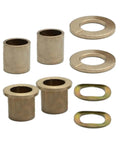 Bolt On Golf Cart Spindle Bushing Kit Upper And Lower Bronze King Pin Replaces 8067 7048 1010150 101638 For Club Car DS 1981 Up Gas Electric Models With Easy Install Thrust Bearing Washer And Wave Washer Included bronze bushings and washers