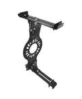 Premium Wheel Fitment Simulator And Offset Measurement Tool For 14 To 22 Inch Rims shown from the side, featuring a steel gauge for six lug rims.