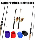 4Pcs Silicone Fishing Rod Butt Caps For Rod End Protection Diameter 0.87 Inch And 22mm on fishing rods