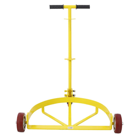 Heavy Duty Steel Drum Dolly With 1200 Lb Capacity, Smooth Rolling Pu Wheels Low Profile Barrel Cart, No Sweat Hauling Workhorse Mover For Oil Drums And Warehouse Jobs