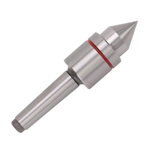 Live Center For Lathe Tailstock MT2 High Carbon Steel 60 Degree CNC Tip with Triple Bearing System