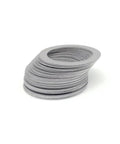 Stack of Straight Up Boss Grade 304 Stainless Steel Shim Washers Ultra Thin Flat Spacers, M3 Through M15, for precision gaskets.