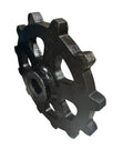 Heavy Duty Excavator Sprocket 12 Tooth Universal Replacement Part For 1 To 2 Ton Mini Excavators with solid steel design.