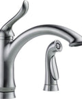 Linden Single-Handle Kitchen Faucet With Side Sprayer In Brushed Nickel Or Arctic Stainless, Diamond Seal Technology For Leak-Free Performance