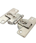 180 Degree Self Supporting Concealed Folding Hinge Set For Cabinets And Folding Tables Zinc Alloy Hardware Silver Finish