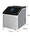 Compact Countertop Ice Maker Cranks Out 24 Frosty Cubes In Under 20 Minutes With A 2.2L Quick Pour Tank and Zero Fuss Self Clean Design