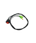 Dude, Grab This Cool Forklift Horn Button Accessory For Your Heavy Duty Electrical Gear. Red button with wire connections.