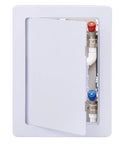 Plastic Access Panel For Drywall Ceiling 4 X 6 Inch Reinforced Plumbing Wall Access Doors Removable Hinged White No Hassle