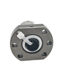 C7 Grade 16mm Right Hand Thread Rolled Ball Screw With End Machined SFU1605 And Flange Nut, end view showing flange and nut
