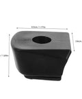 Roller Skate Brake Stoppers For Inline And Quad Skates Durable Toe Stops, shown in black with dimensions 4.5cm x 2.6cm