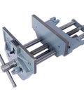 Beefy 9 Inch Woodworking Vise Heavy Duty Cast Iron Bench Vise with Quick Release Lever and Steel Main Screw