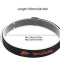 Elastic Headlamp Strap With Bracket For 22mm To 26mm Headlights showing dimensions and adjustable nylon band.