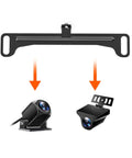 Slick Rear Backup Camera License Plate Mount Bracket for G840H G890 includes mounting options for various cameras.