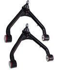 Front Upper Control Arms With PU Bushings For Two To Four Inch Lift Kit For 1999 2006 Silverado Sierra Six Lug Beefed Up Alpha Chromoly