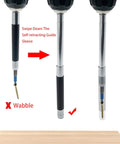 Magnetic Screw Drive Guide Drill Bit Tip Holder And Pro Grade Screwdriver Bit Holder with retracting guide sleeve demonstration
