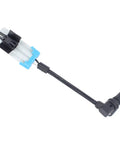 Set Of Four Abs Wheel Speed Sensors Front Rear Left Right Precision Swap For Chevy Equinox Captiva Sport Pontiac Torrent Saturn Vue Suzuki Xl 7 Years 2007 To 2015, sensor with blue connector and black wire.