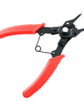 4 In 1 Snap Ring Pliers Set With Interchangeable Jaw Heads For Auto And Engine Repair, 45 90 180 Degree Angled Jaws