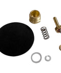 Repair Kit For SR250 300AM Heavy Duty Maintenance Gear Up Quick Fix For Your SR250 300AM Machine With Durable Parts And Easy Install For Reliable Performance And Long Lasting Service In The Shop Or Field. Brass and rubber repair kit parts on white background